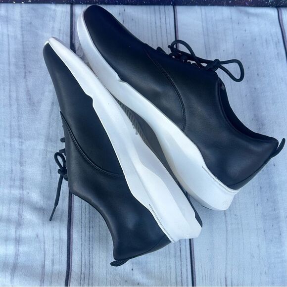 NEW! Cole Haan Runox C40269 Crosscourt Men’s 11 Black Leather Shoes Grand 360 - Picture 5 of 7